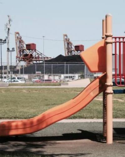 public park in South Baltimore City, in close proximity to a major coal export terminal.
